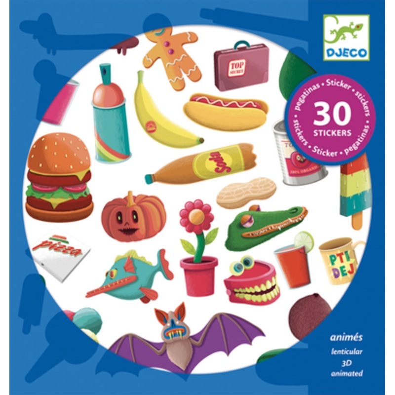Djeco – 30pc X-rays Stickers