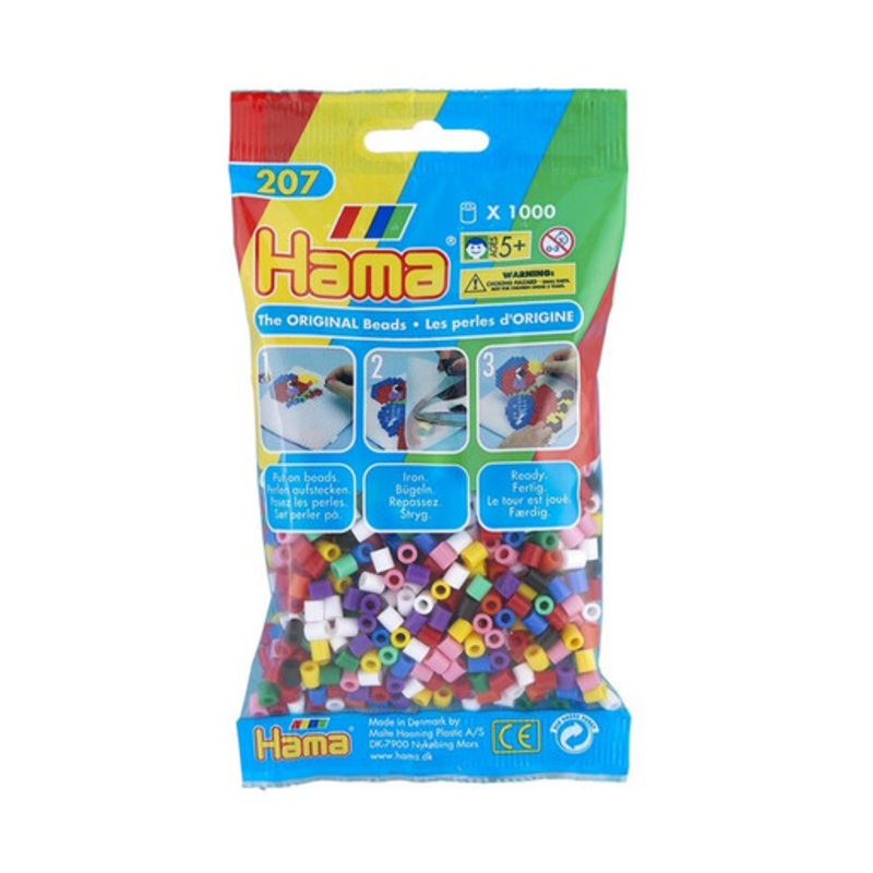 Hama Beads – Bold Colours – 1000 Beads
