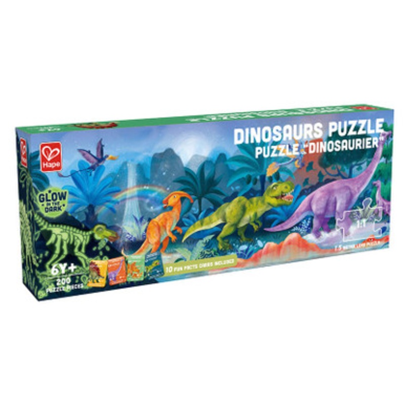 Hape – Dinosaurs 200pc Puzzle (1.5m Long)