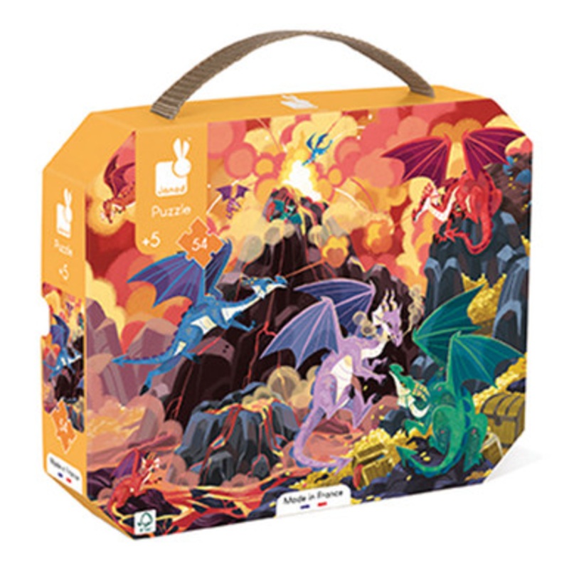 Janod – Fiery Dragons Puzzle – 54pc