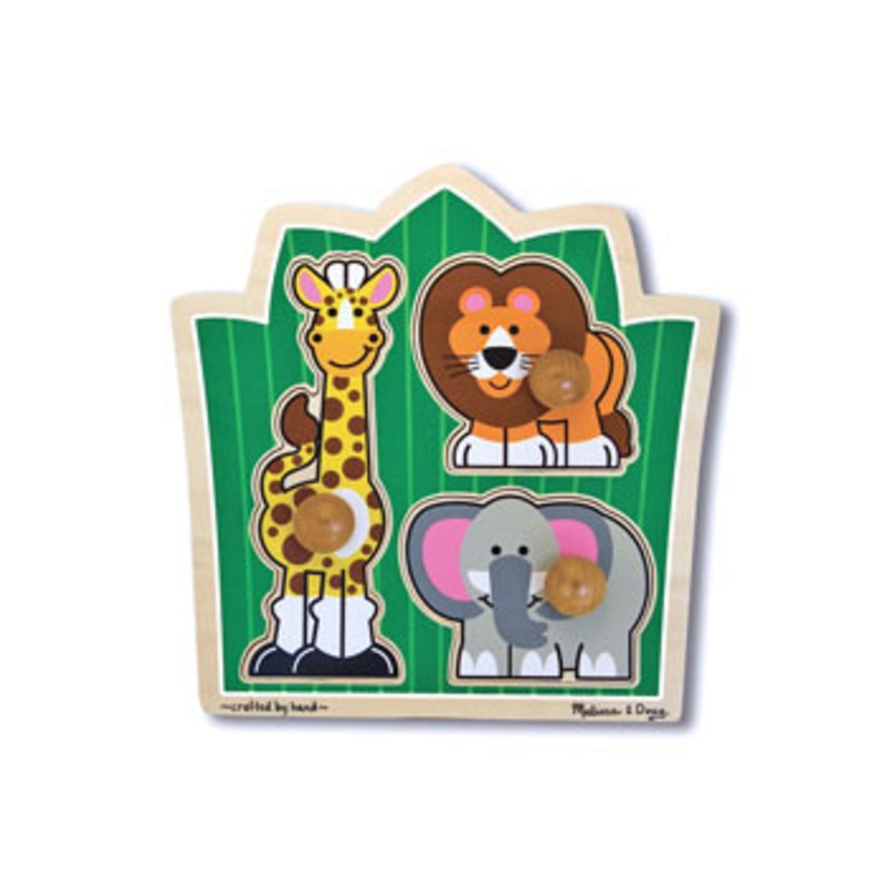 Melissa & Doug – Jungle Friends Knob Puzzle