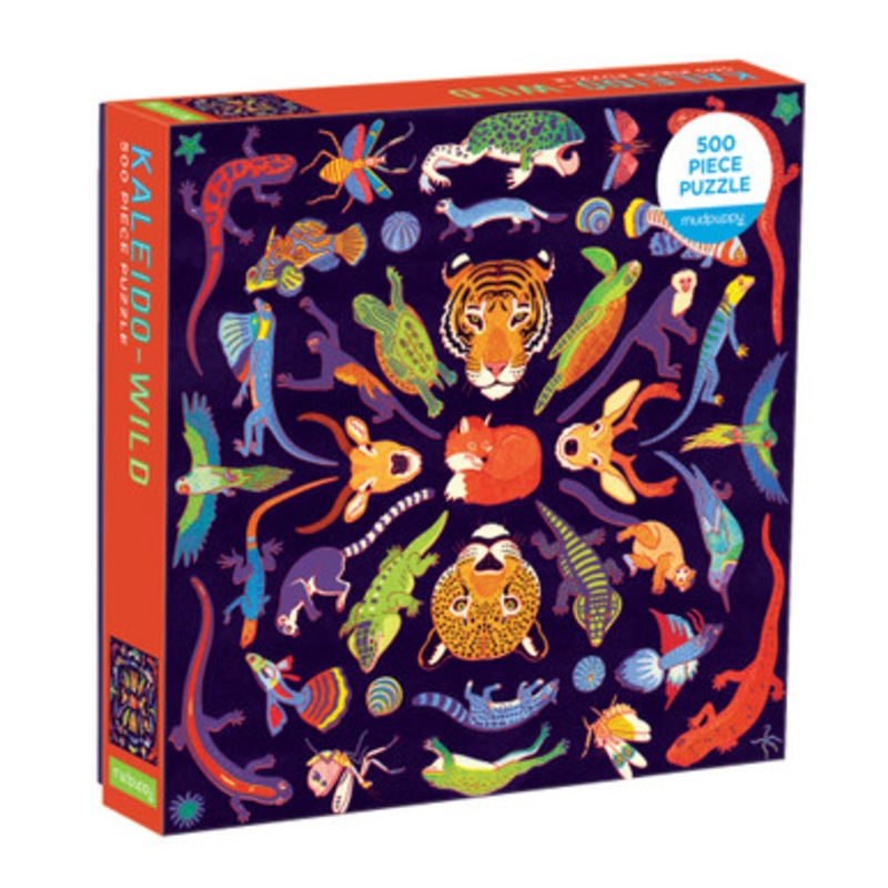 Mudpuppy 500pc – Kaleido Wild Puzzle
