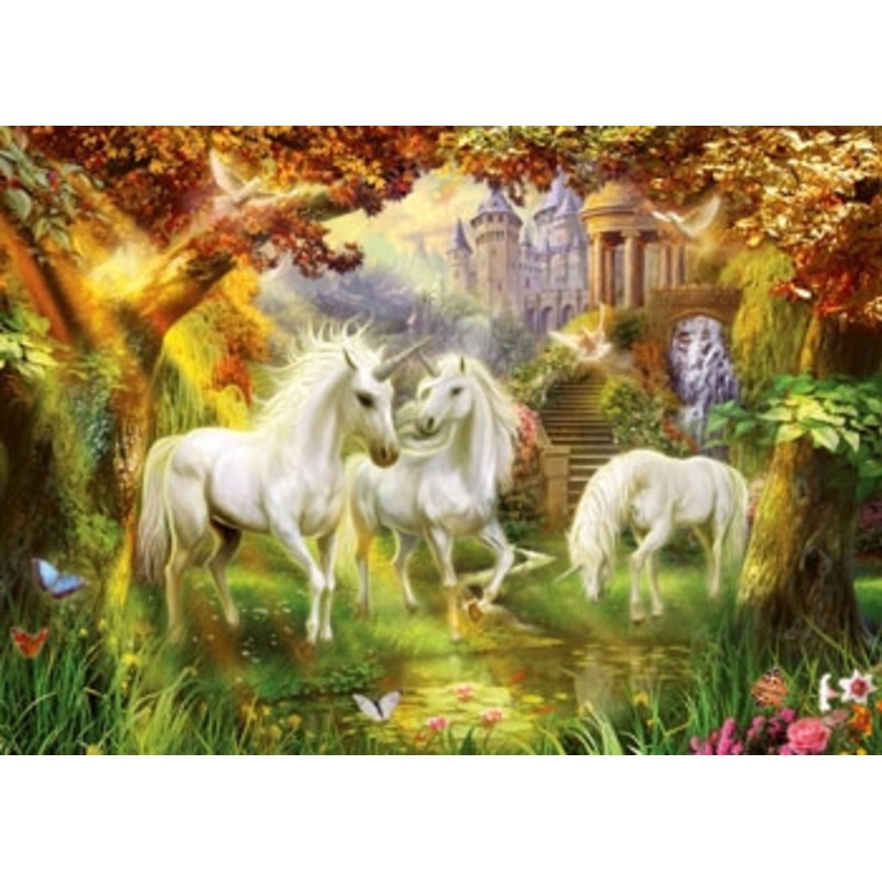 Ravensburger 1000pc – Unicorns in the Forest Puzzle