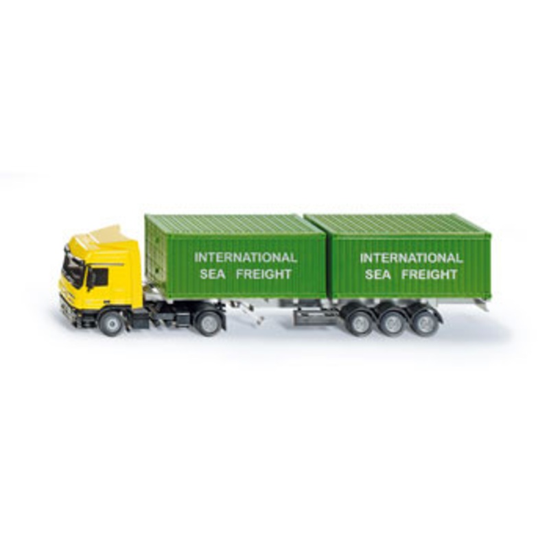 Siku – 3921 – Mercedes Benz Actros Container Truck – 1:50 Scale