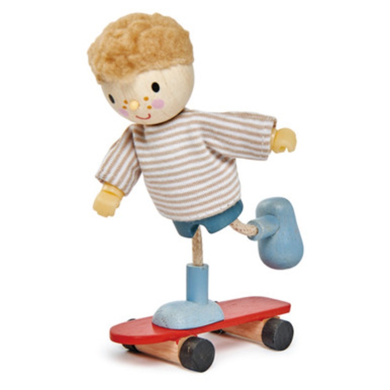 Tender Leaf Toys – Flexible Limbs Edward & His Skateboard