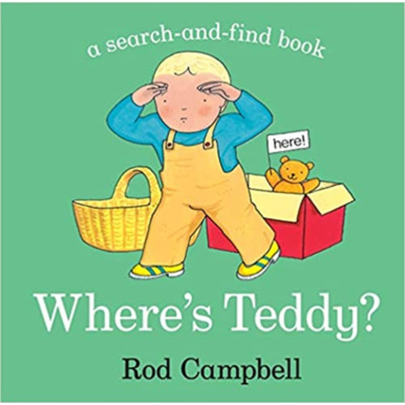Where’s Teddy Board Book – by Rod Campbell