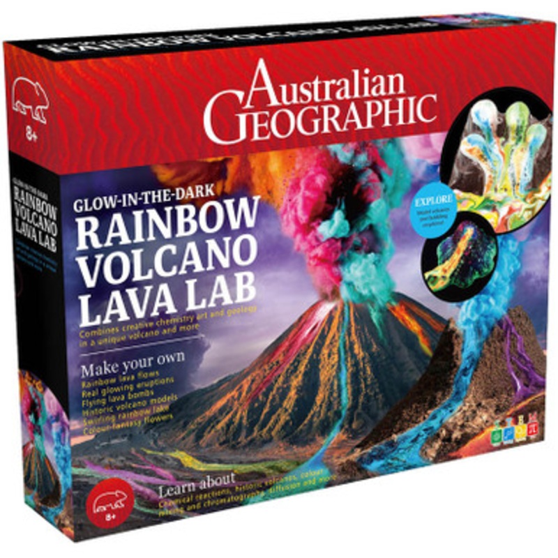 Australian Geographic – Rainbow Volcano Lava Lab