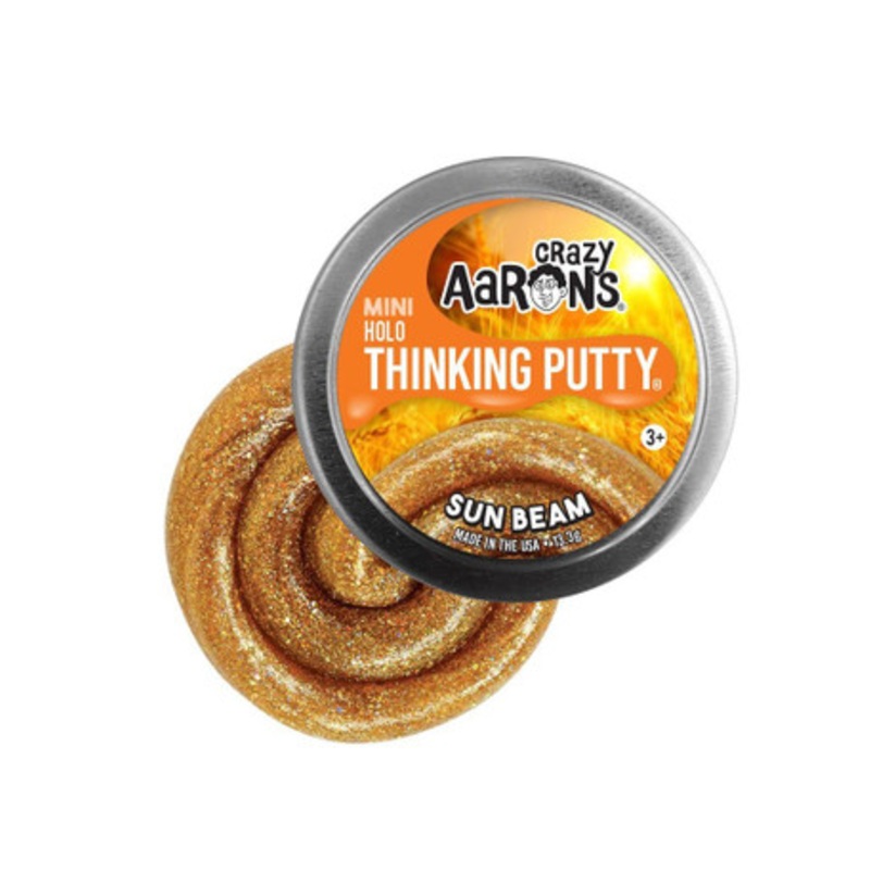Crazy Aaron’s Mini HOLO Thinking Putty – Sun Beam 2 Tin
