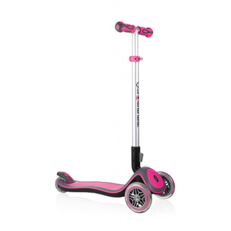 Globber Elite 3 Wheel Scooter – Pink