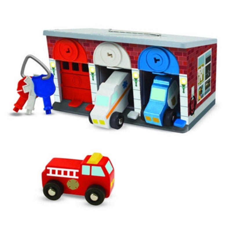 Melissa & Doug – Lock and Roll Rescue Truck Garage