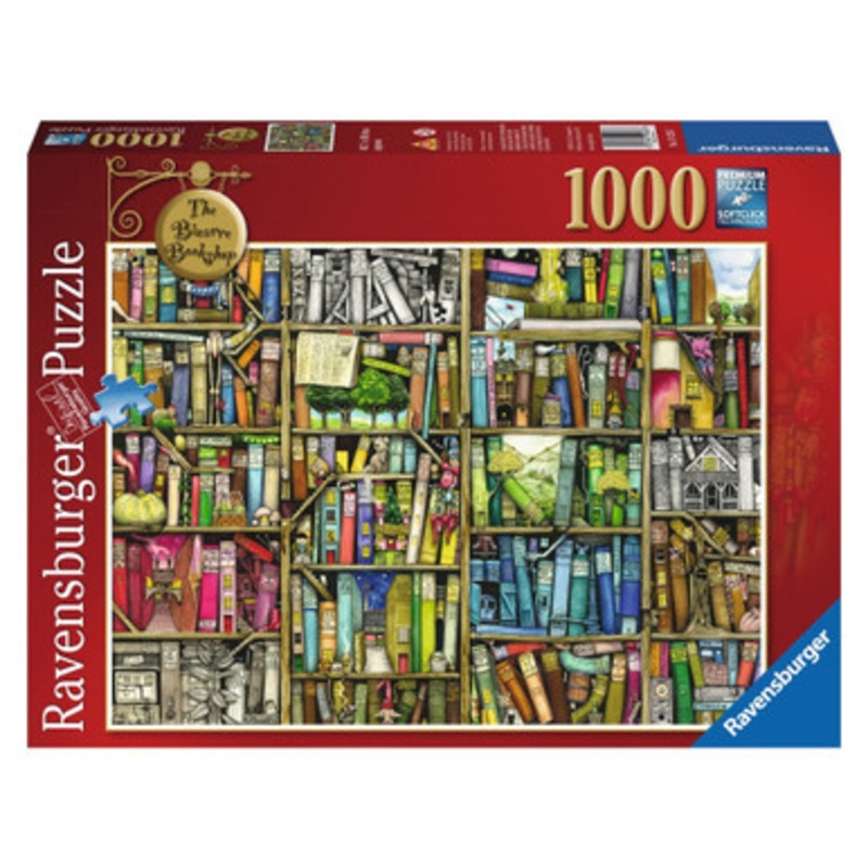 Ravensburger 1000pc- The Bizarre Bookshop Puzzle by Colin Thompson