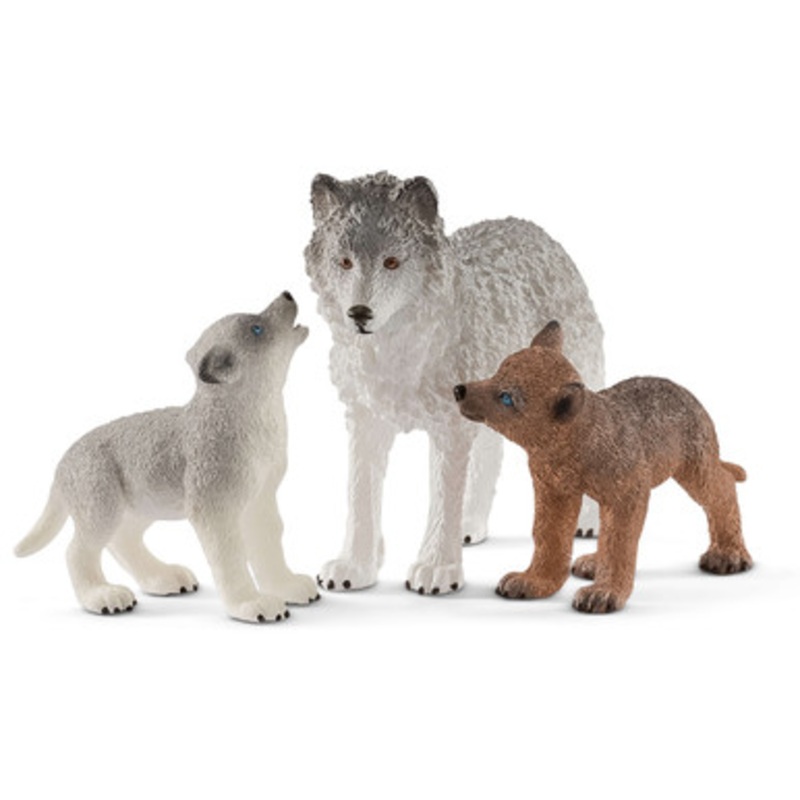 Schleich Wild Life – Mother Wolf with Pups