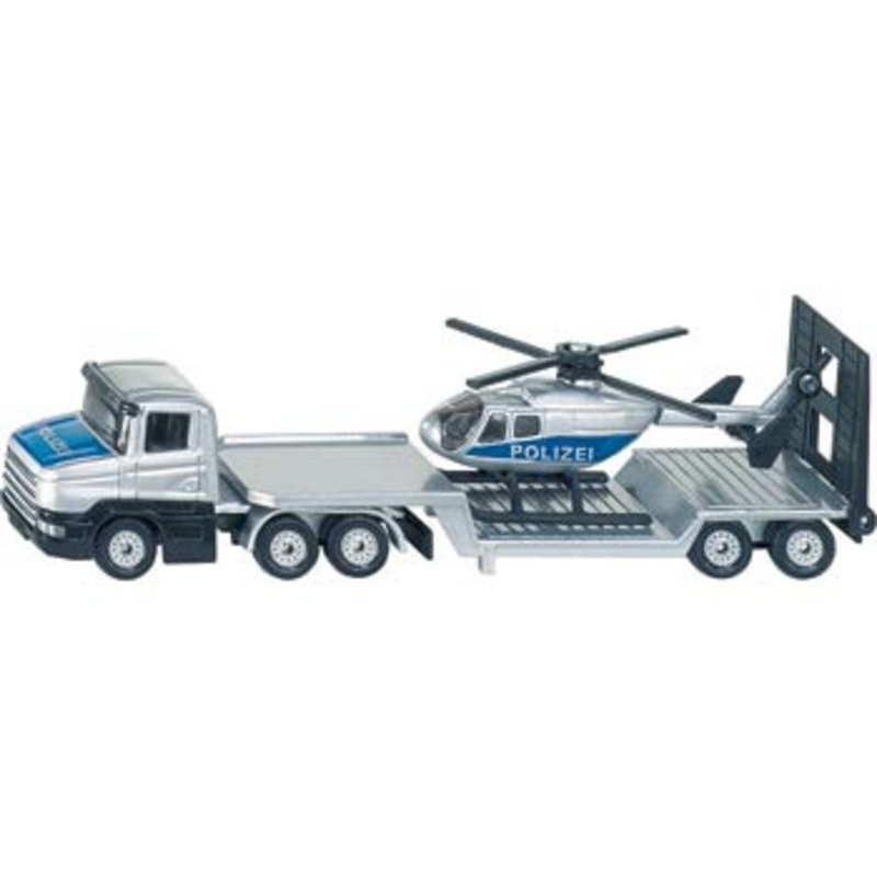 Siku – 1610 – Low Loader With Helicopter