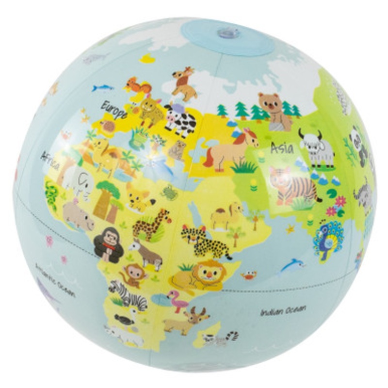 Tiger Tribe World Globe – Baby Animals – 30cm