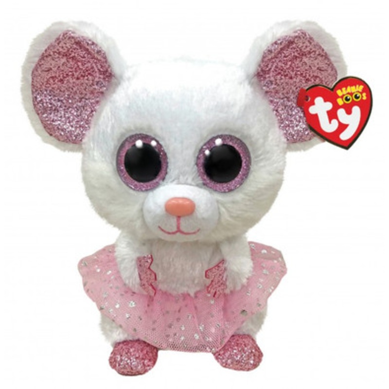 TY Beanie Boos Medium – Nina the Mouse with Tutu