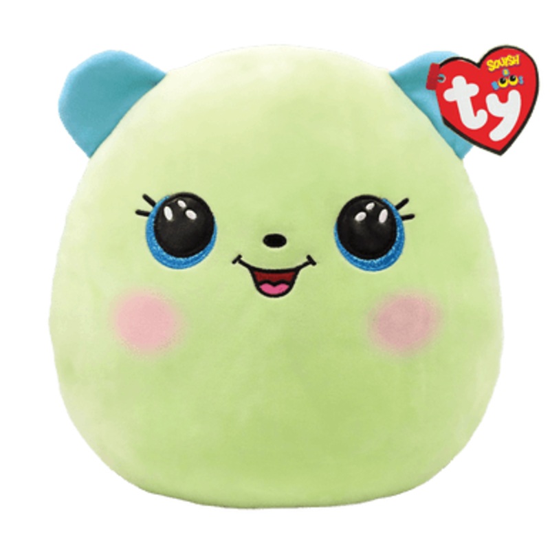 TY Squishy Beanies – Clover the Green Bear Large 35cm