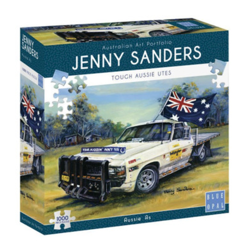 Blue Opal 1000pc – Jenny Sanders Aussie As Puzzle