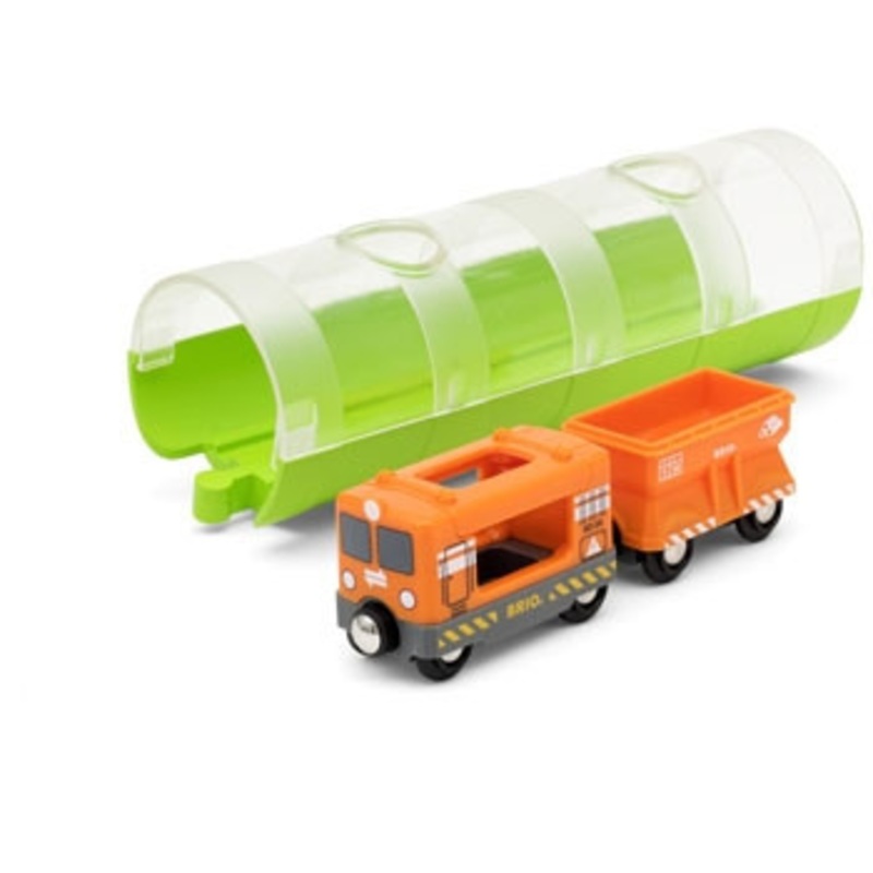 Brio – Cargo Train and Tunnel, 3 pieces