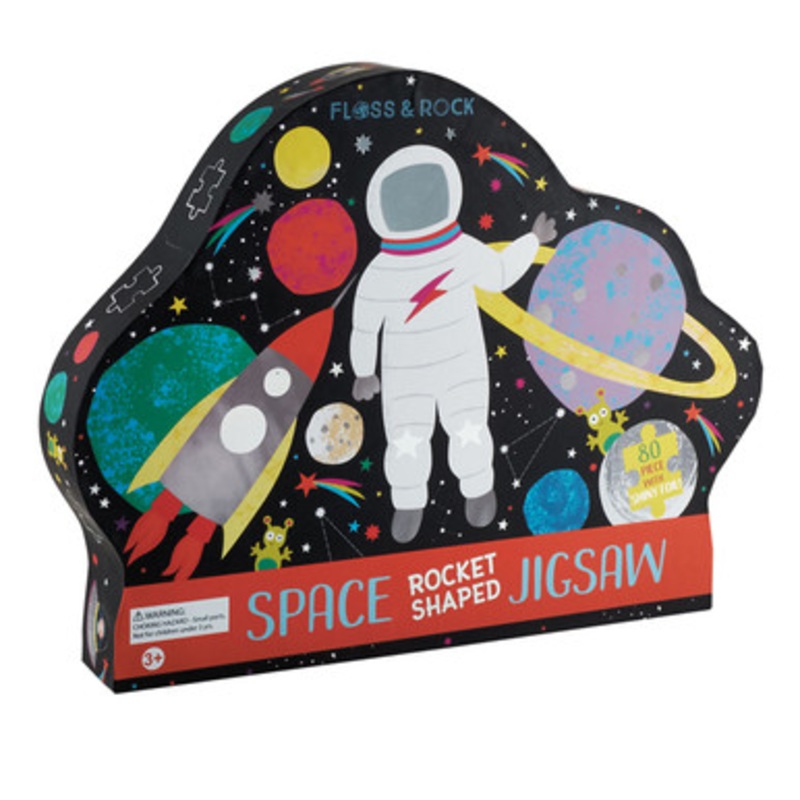 Floss & Rock 80pc – Rocket Shaped Puzzle