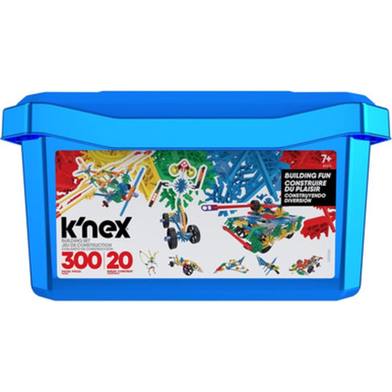 K’Nex – Building Fun Tub 300 pcs, 20 Builds