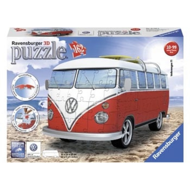 Ravensburger 162pc – VW Kombi Bus 3D Model Puzzle