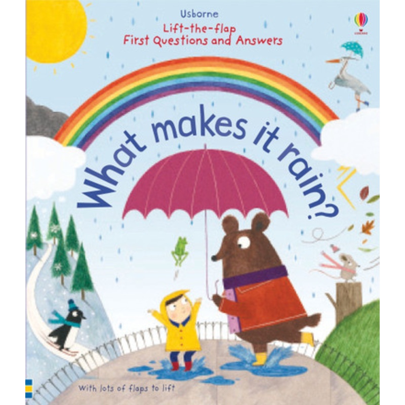 Usborne- Lift-The-Flap Very First Questions And Answers: What makes it rain?