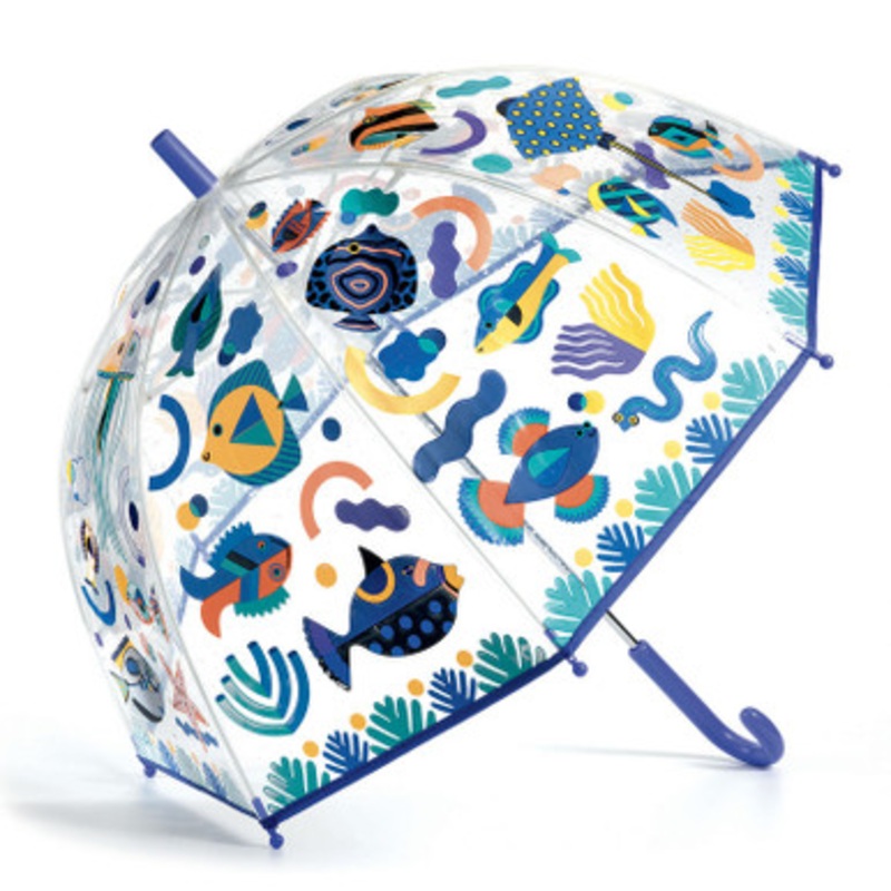 Djeco – Fish Themed Colour Change PVC Child Umbrella