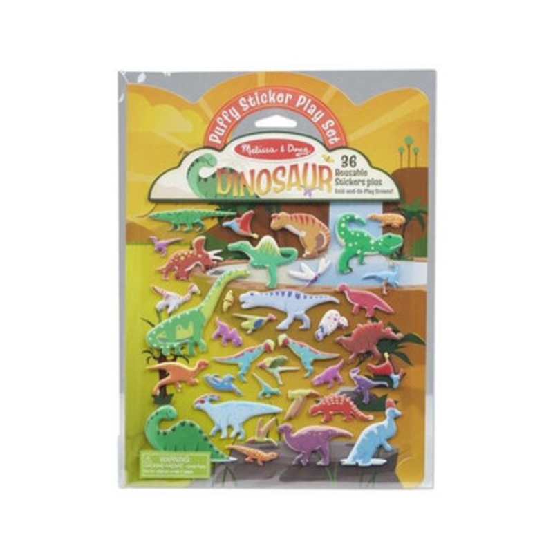 Melissa and Doug – Reusable Puffy Sticker Playset – Dinosaurs