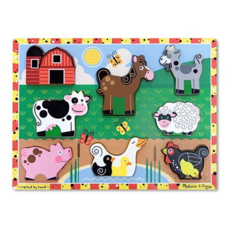 Melissa & Doug – Farm Chunky Puzzle