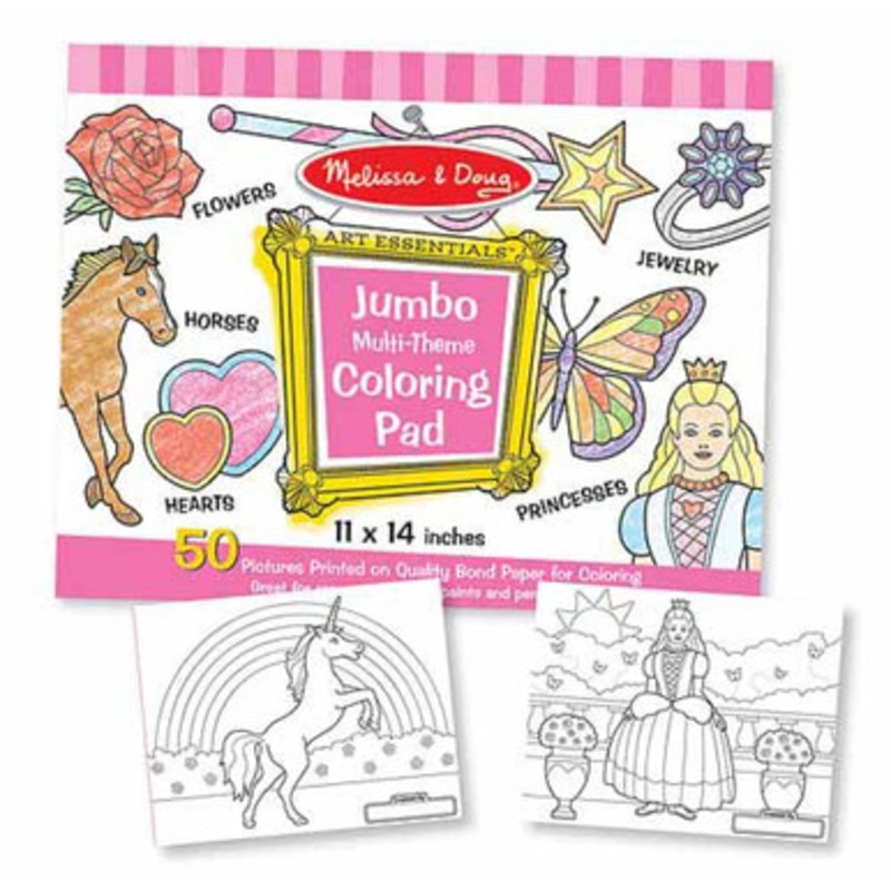 Melissa & Doug Jumbo Colouring Pad – Pink