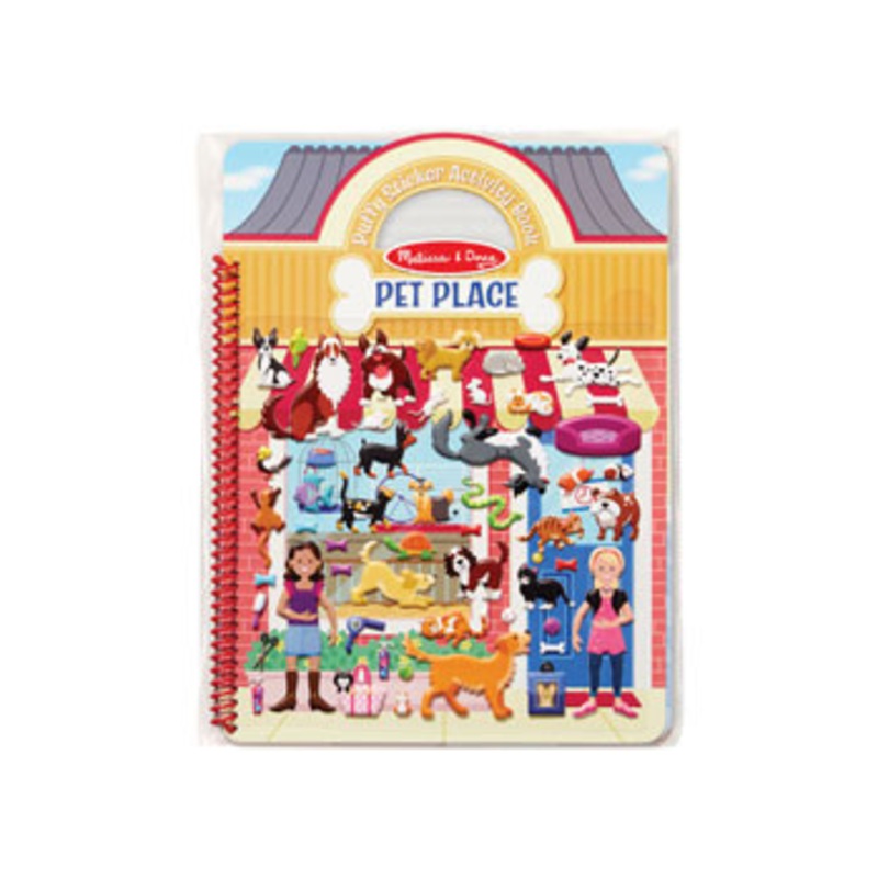 Melissa & Doug – Reusable Puffy Sticker Activity Book – Pet Place