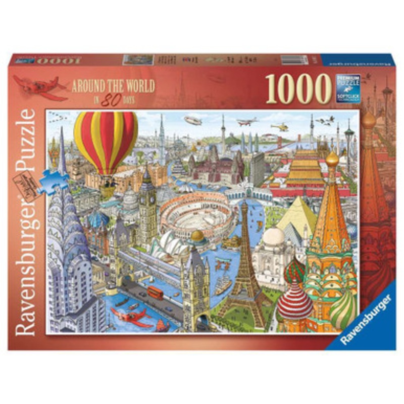Ravensburger 1000pc – Around the World in 80 DaysPuzzle