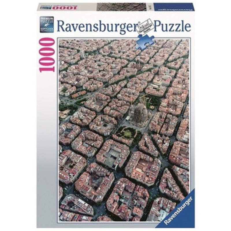 Ravensburger 1000pc – Barcelona von Oben Puzzle