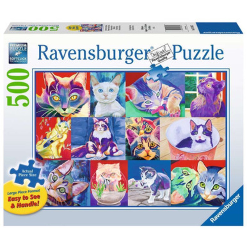 Ravensburger 500pc – Hello Kitty Cat Large Format Puzzle