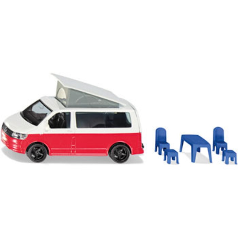 Siku – 1922 – VW T6 California with Movable Roof and Accessories – 1:50 Scale