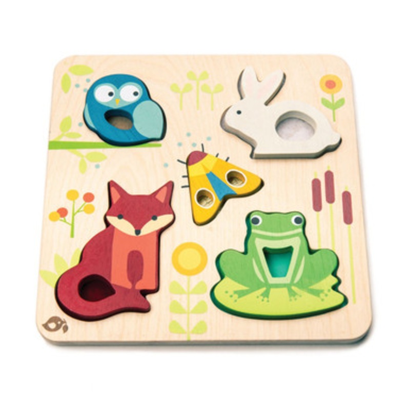 Tender Leaf Toys – Touchy Feely Animals Puzzle