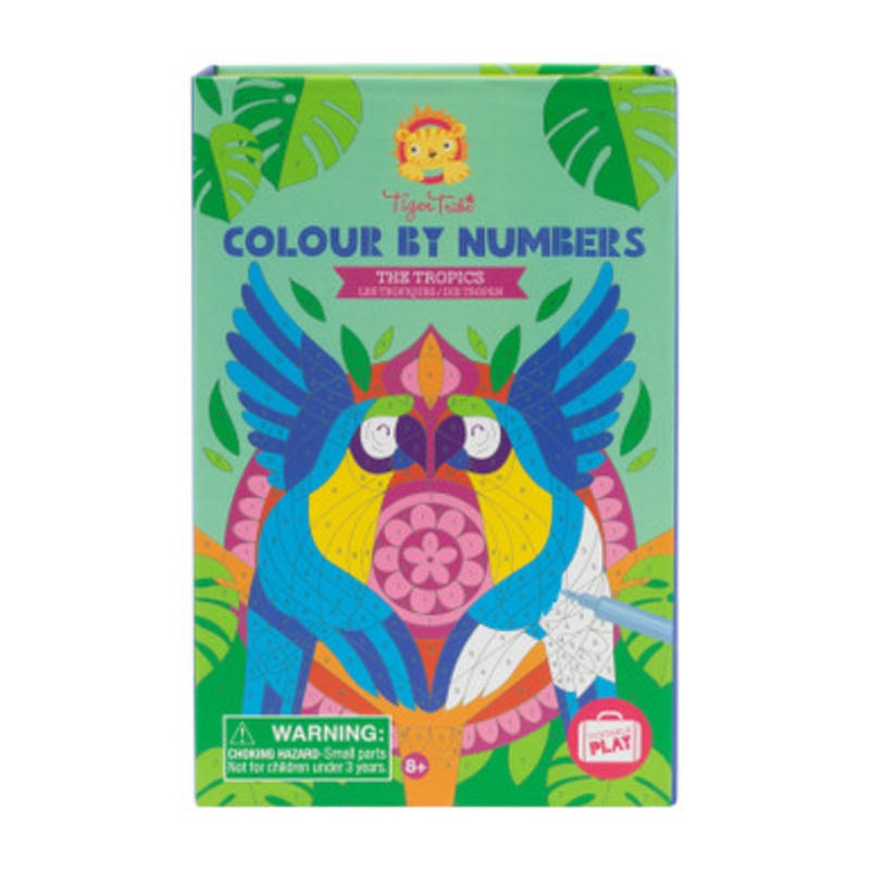 Tiger Tribe Colour by Numbers – The Tropics