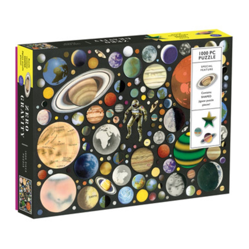 Galison 1000pc – Zero Gravity Shaped Piece Puzzle
