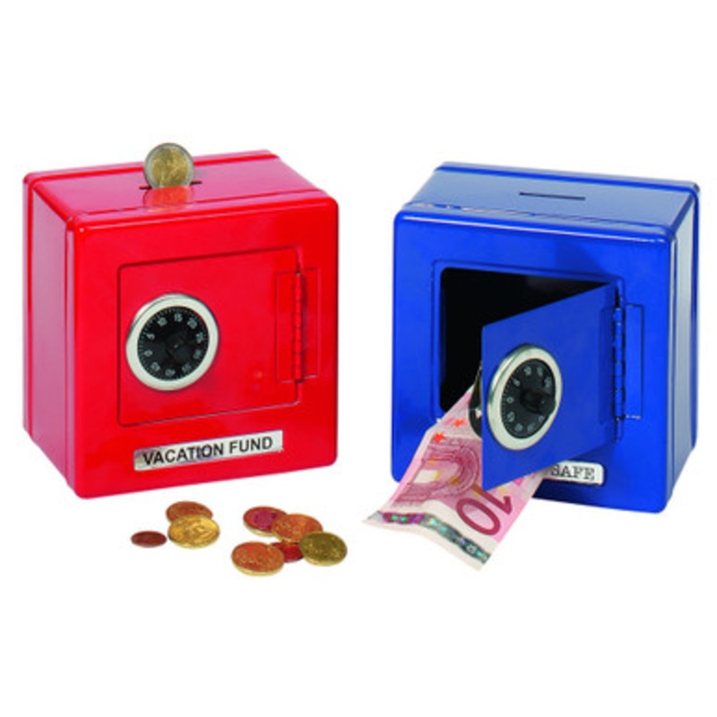 GOKI – Metal Safe with Combination Lock Red