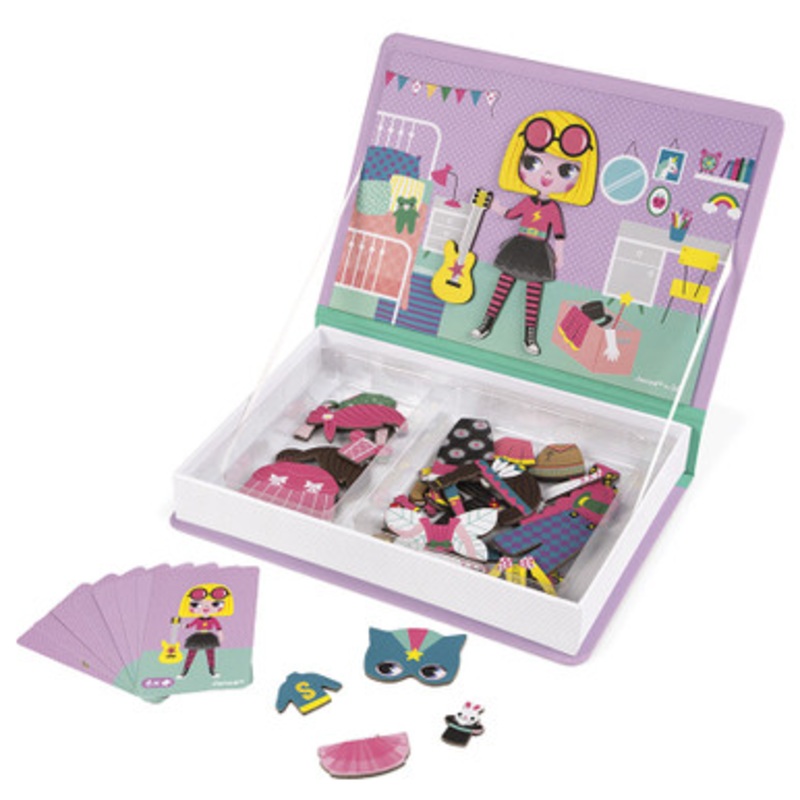Janod – Girls Dress Up Magnetibook