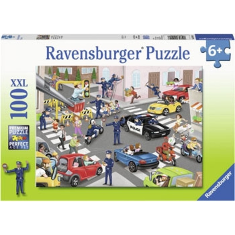 Ravensburger 100pc –  Police on Patrol Puzzle