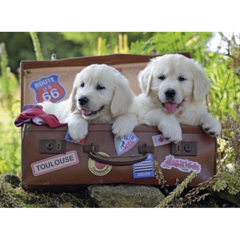 Ravensburger 100pc – Travelling Puppies Puzzle