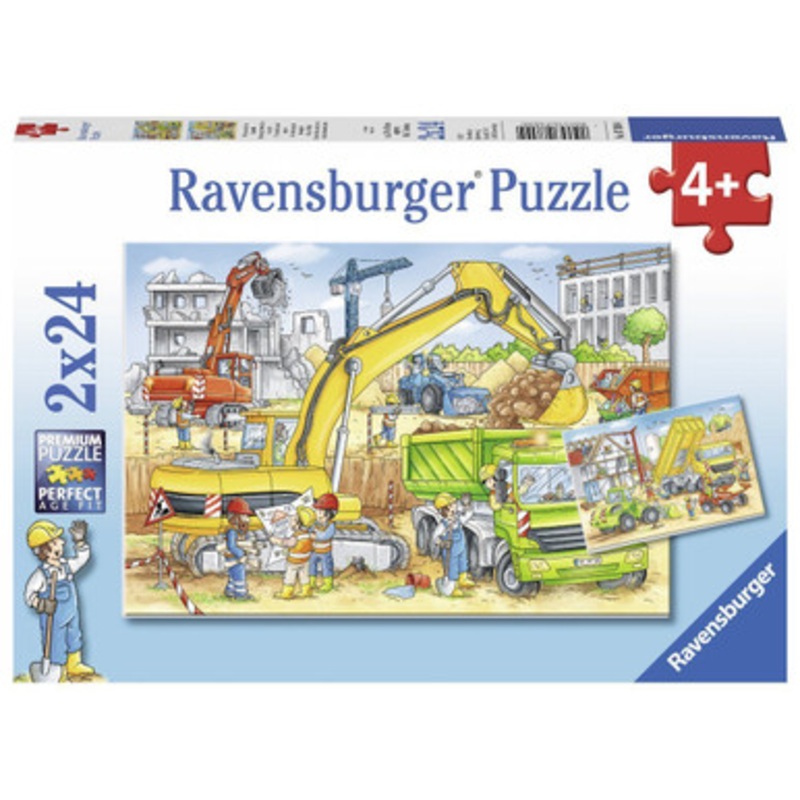 Ravensburger 2x24pc – Hard At Work Puzzle
