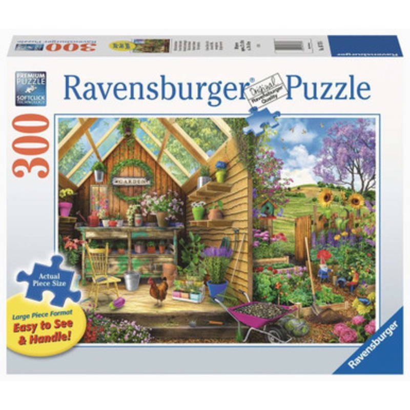 Ravensburger 300pc – Gardeners Getaway Large Format Puzzle
