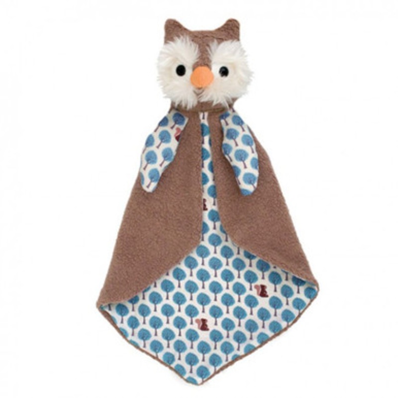 Apple Park- Owl Patterned Blankie