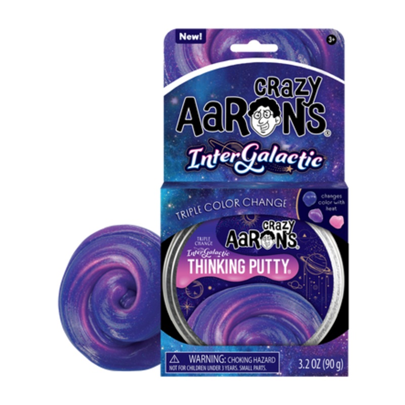 Crazy Aaron’s Triple Colour Change Thinking Putty – Intergalactic 4 Tin