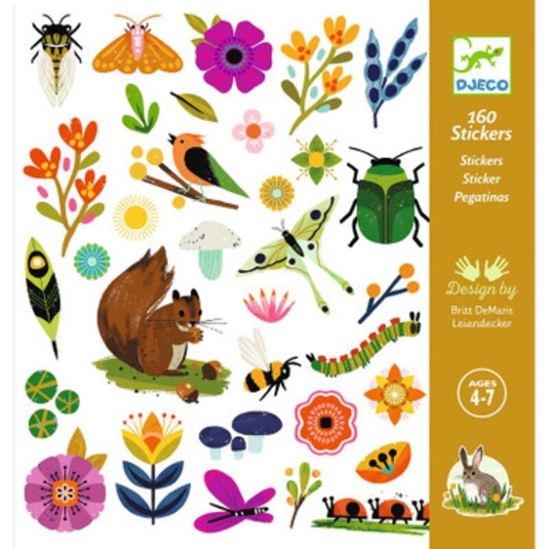 Djeco – 160 Garden Stickers