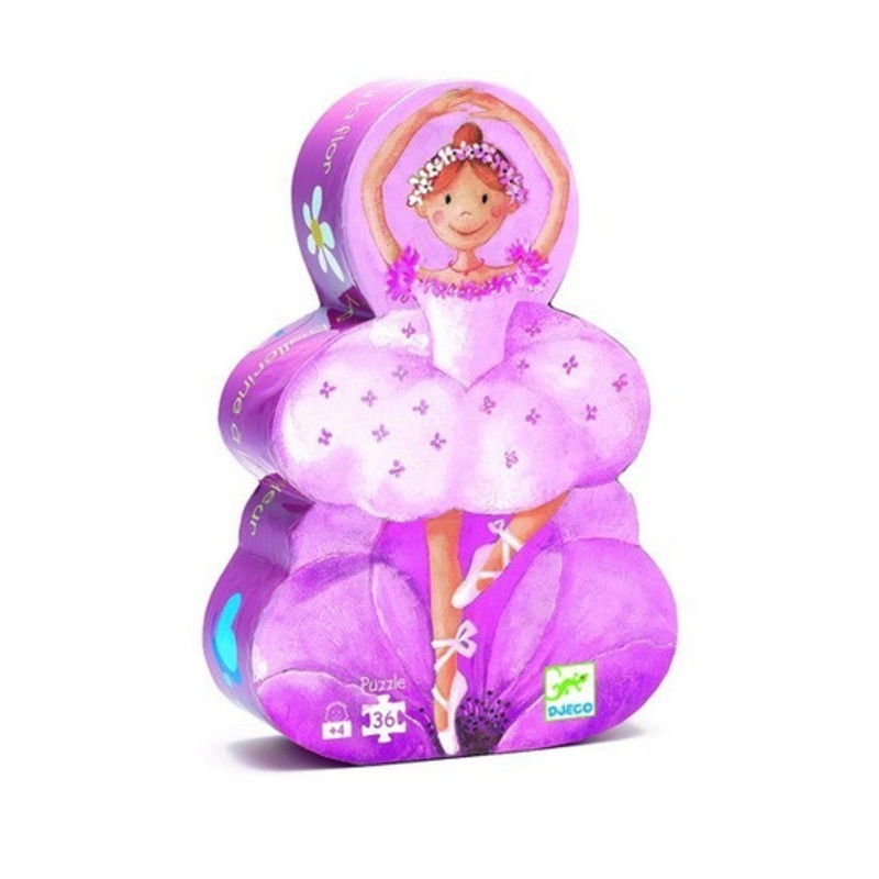 Djeco Ballerina Silhouette Puzzle 36pce