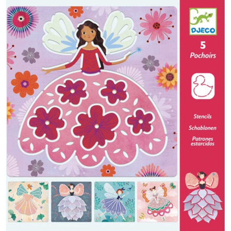 Djeco – Fairies Stencils 8821