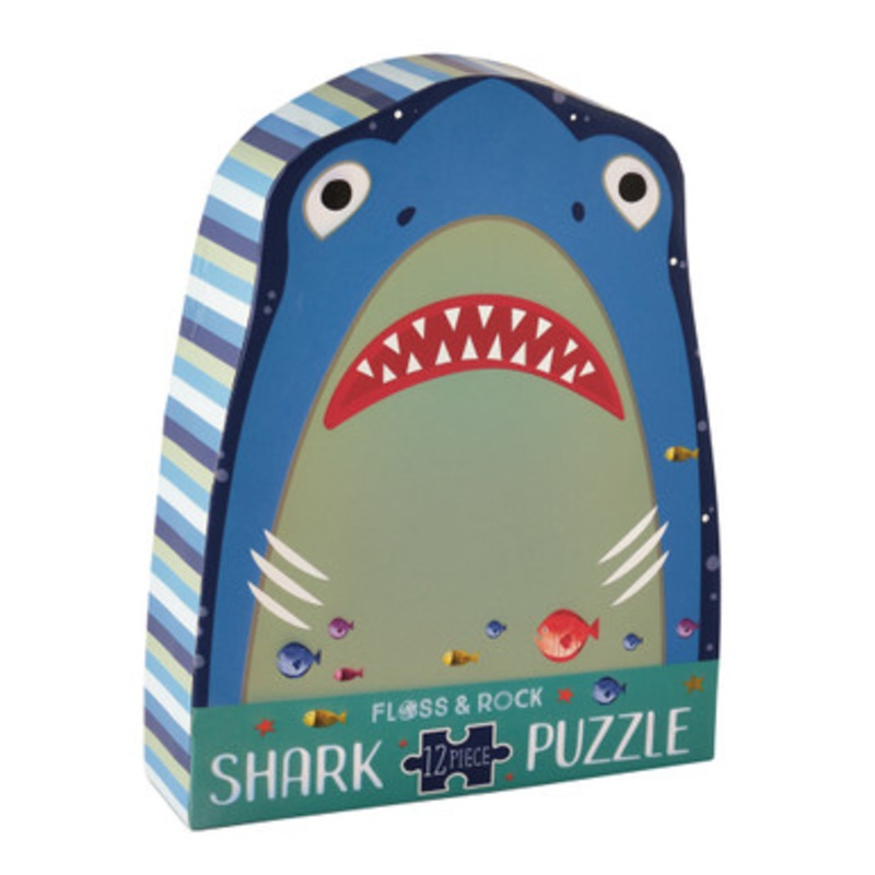 Floss & Rock 12pc – Shark Shaped Puzzle